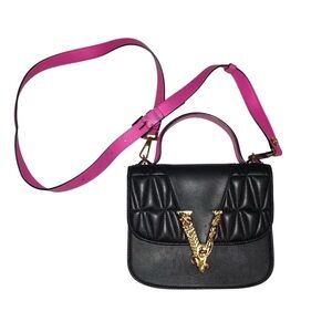 Versace - Logo-plaque quilted tote bag